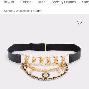 Womens Lions Head Stretchy Aldo Belt.